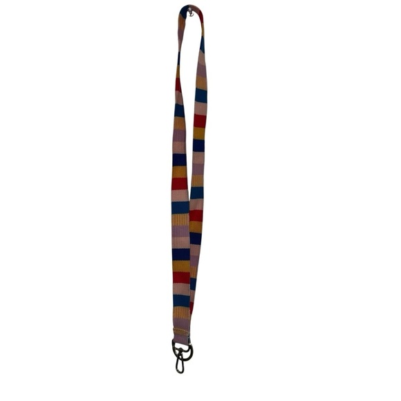 Vera Bradley Lanyard, Multi-color Stripes - Picture 1 of 3